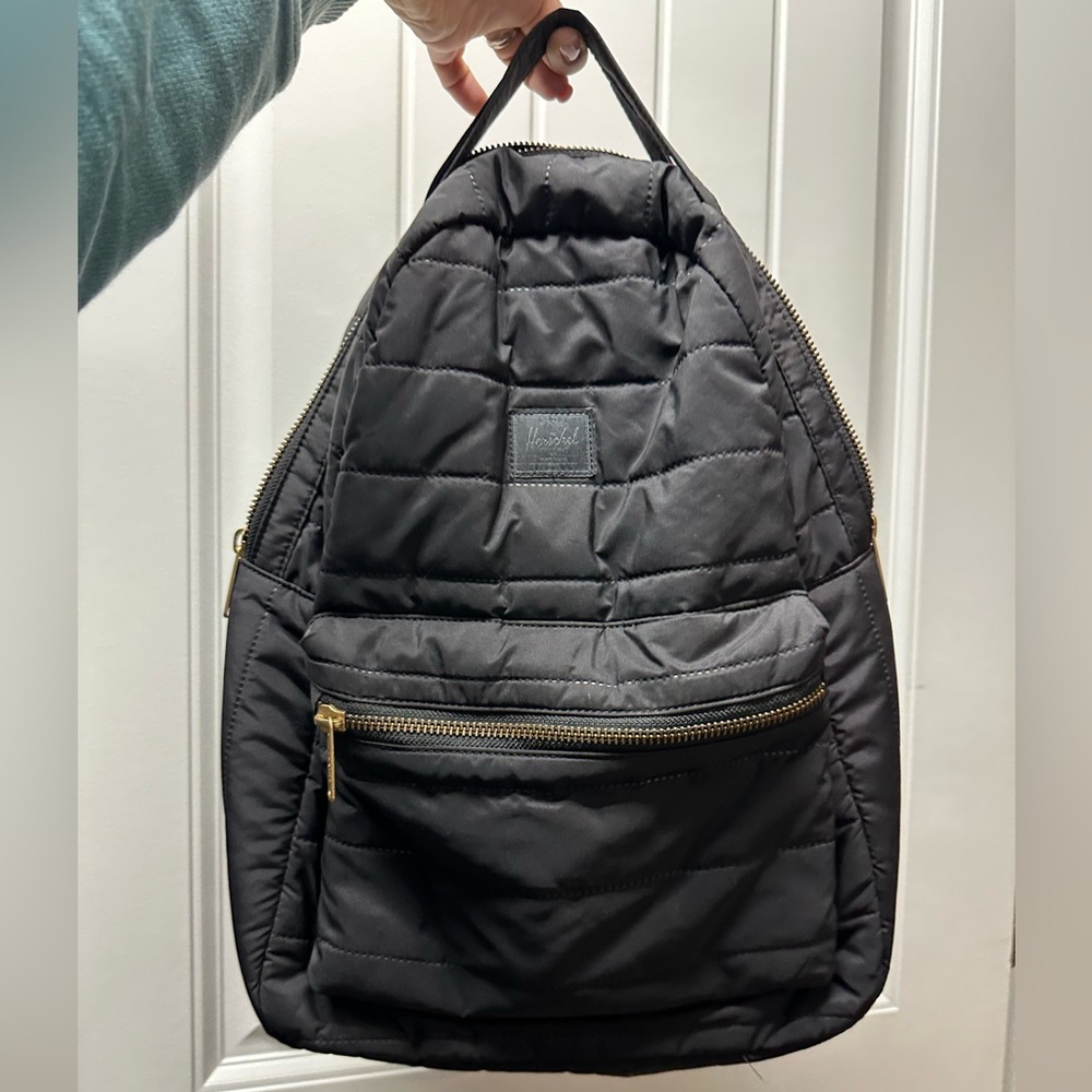 Herschel Supply Company Quilted Black Backpack